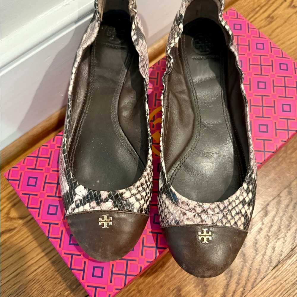 Tory Burch York Ballet Flats Diamond Roccia